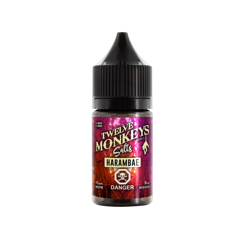 Harambae SALTS - Twelve Monkeys E-Liquid