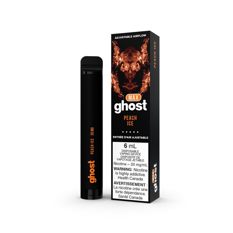 Peach Ice Ghost Max - Disposable Vape