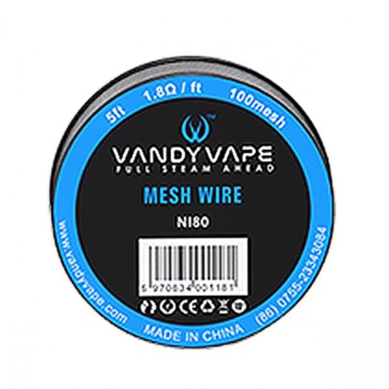 Vandy Vape Mesh Wire NI80 1.8 Ω (5 Feet)