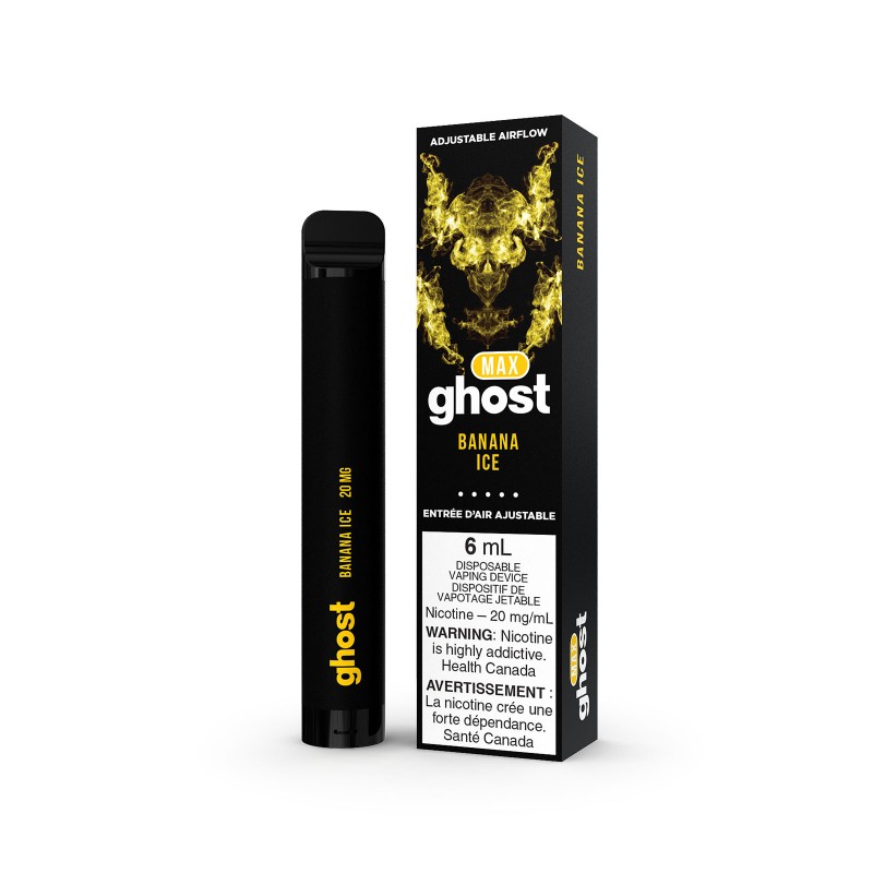 Banana Ice Ghost Max - Disposable Vape